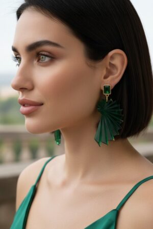 עגילי קונכיית אמרלד לאתר (3)